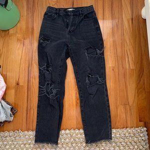 Black Ripped Pac Sun Jeans